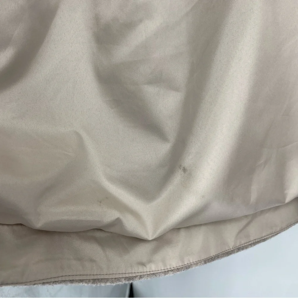 H&M Shacket Beige Melange Size XL oversized button front - Picture 8 of 10